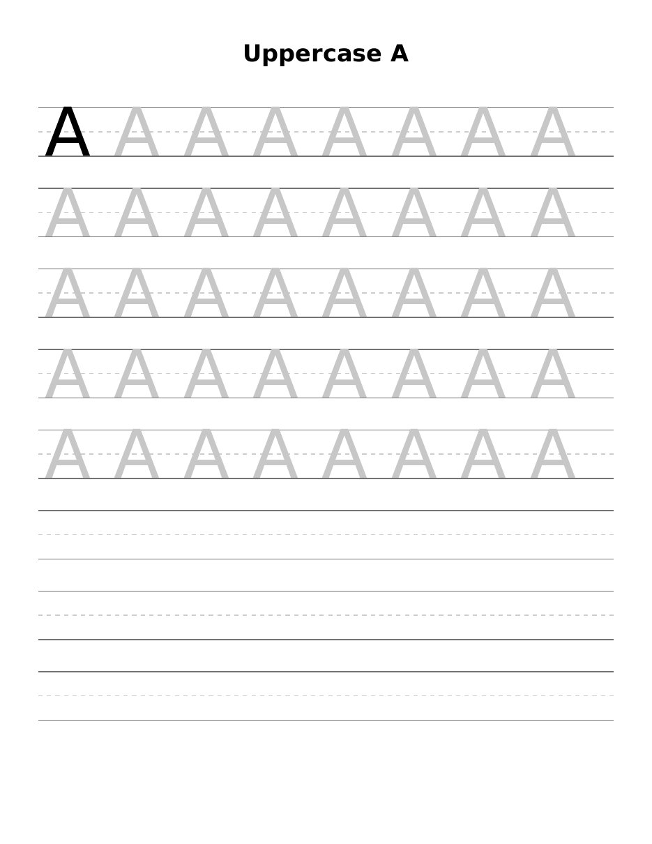 Handwriting Practice page preview